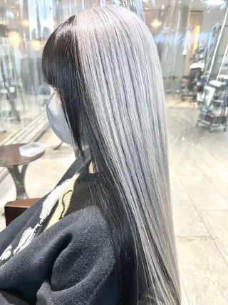 ロング カラー ヘアアレンジ 🌈インナーカラー ‘ショウマ’🌈のヘアスタイル