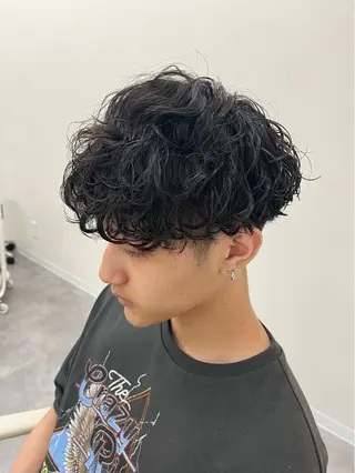 パーマ メンズ なかじま しほののヘアスタイル