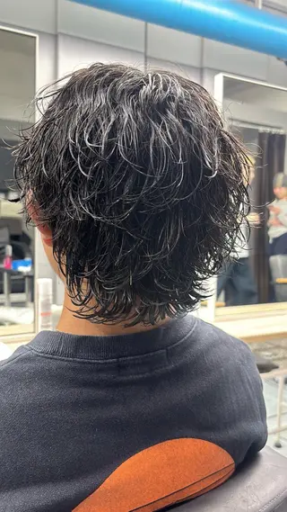 パーマ メンズ メンズパーマ/韓国 ヘア/Mino🤍のヘアスタイル