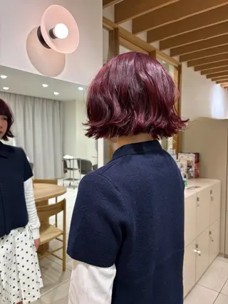 ショート カラー 似合わせカットカラー りおなのヘアスタイル
