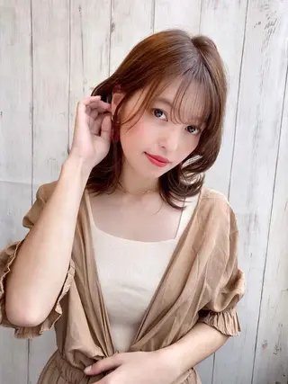 ミディアム ヒラヤマ ユウスケのヘアスタイル