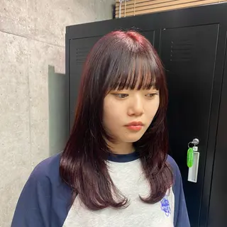 ロング カラー 🩶レイヤーカット 🩶柔らかカラー結愛のヘアスタイル