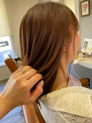セミロング YAP！HAIR トコツメアヤノのヘアスタイル