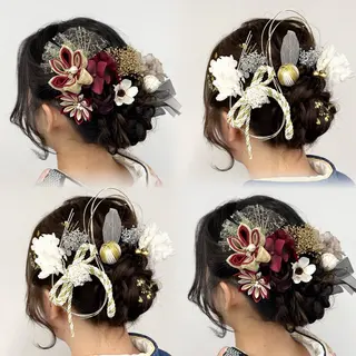 ロング ヘアアレンジ キヨミ 韓国レイヤーカットのヘアスタイル