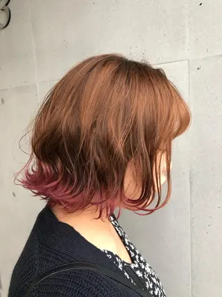 ショート カラー ☕️ベージュカラー 内藤光哉☕️のヘアスタイル