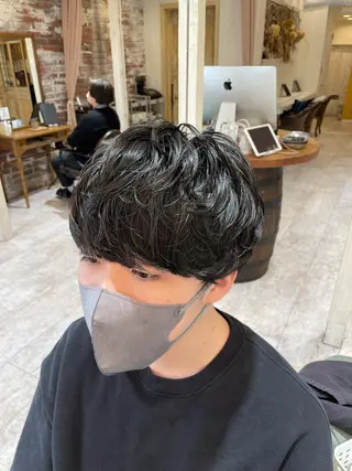 パーマ メンズ OAK中目黒 Kazukiのヘアスタイル