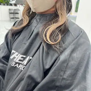 ミディアム カラー 韓国スタイル🇰🇷 トレンドレイヤー🪡のヘアスタイル
