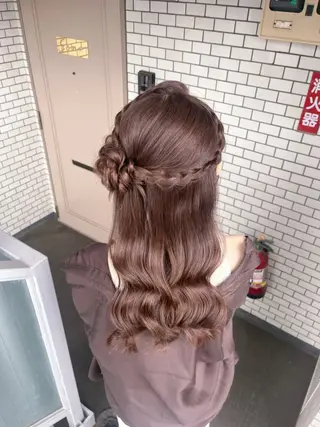 ヘアアレンジ 垢抜けヘアメイク🫧 JURI🪽のヘアスタイル