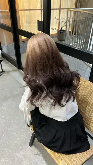 セミロング カラー LA KING KYOTO所属・レイヤーカット/ miranのヘアスタイル