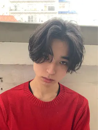 メンズ 🌿似合わせ透明感 カラー松本朋幸🌿のヘアスタイル