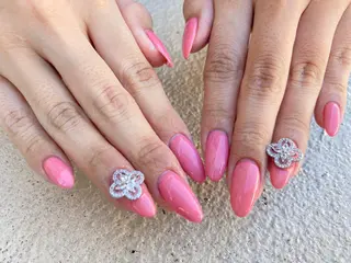 セミロング ネイル ✴︎ Delightのネイルデザイン