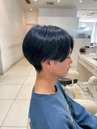 ショート カラー メンズ 樋笠 知佳のヘアスタイル