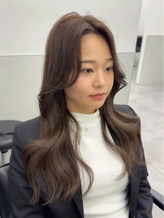 ロング 韓国ヘア🇰🇷 スズキのヘアスタイル