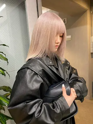 ミディアム MIYU💋💖 〈XENA渋谷本店〉のヘアスタイル