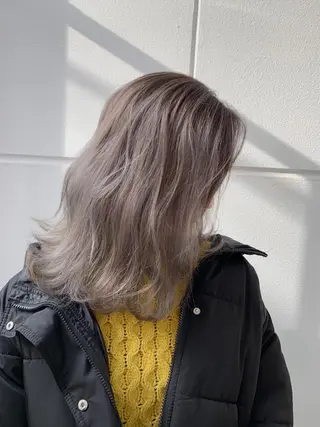 セミロング カラー ヘアアレンジ 縮毛矯正 髪質改善寺坂雄飛💐のヘアスタイル