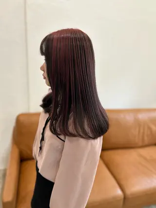 ミディアム カラー 堀 大輔のヘアスタイル
