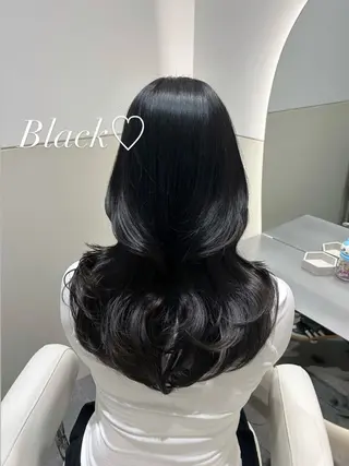 セミロング 🩷韓国ヘア/ヨシン モリ🩷Maikaのヘアスタイル