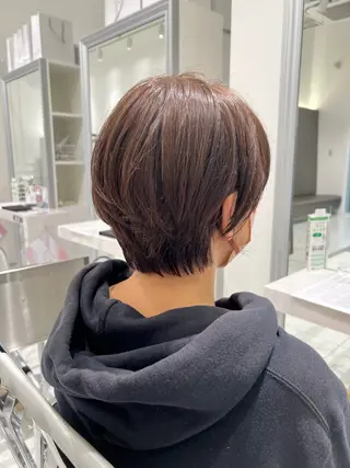 ショート カラー 柳澤 和也のヘアスタイル