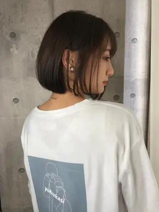 ショート カラー ヘアアレンジ 早瀬裕之 パーマのヘアスタイル