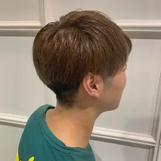 カラー メンズ 髪質改善カラー&TR 縮毛矯正/弱酸性矯正のヘアスタイル