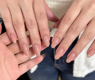 ネイル By moonネイル 🌷ワンホン/韓国風のネイルデザイン