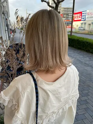 ミディアム カラー topstylist ユヒャンのヘアスタイル