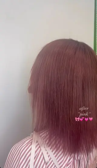 カラー 安藤 亜由樹のヘアスタイル