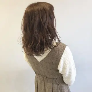 セミロング 岩瀬 翔太のヘアスタイル