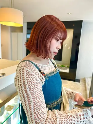 ミディアム 村本 千優のヘアスタイル