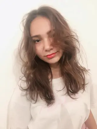 ロング カラー 艶髪/モテヘア🎀 MIHOのヘアスタイル