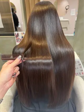 ロング 水野新葉 【縮毛矯正】のヘアスタイル