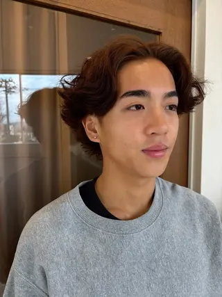 メンズ アイブロウ NUE rikacoのマツエク・マツパデザイン