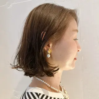 ショート カラー パーマ 牧野 由香のヘアスタイル