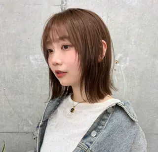 ミディアム 🌷暖色カラー /Mina/渋谷🌷のヘアスタイル