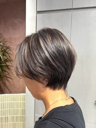 ショート 🩵縮毛矯正/ブリー チ/髪質改善/いつかのヘアスタイル