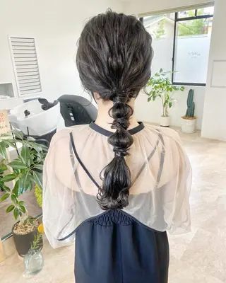ロング カラー ヘアアレンジ ひなの .のその他イメージ