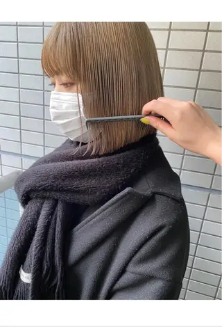 ショート カラー マンツーマン半個室 tamuraのヘアスタイル