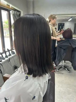 セミロング カラー Lien 深井店のヘアスタイル