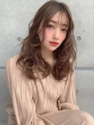 ロング カラー ヘアアレンジ 🩰透明感カラー♡ UTA🩰のヘアスタイル