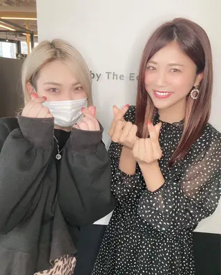 セミロング カラー 片山美穂 心斎橋・なんばのヘアスタイル