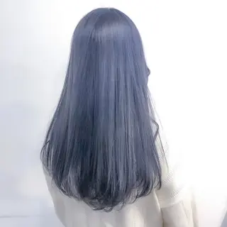 セミロング カラー 美髪特化✨ 伊織✨縮毛矯正✨のヘアスタイル