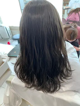セミロング カラー 美髪形成！色素改善！ 秋田　和輝のヘアスタイル