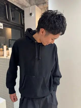 パーマ aya/ブリーチ/ ボブ/ショートのヘアスタイル