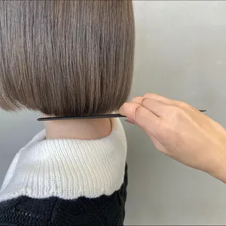 ショート カラー マンツーマン施術🌷 透明感/HIKARIのヘアスタイル