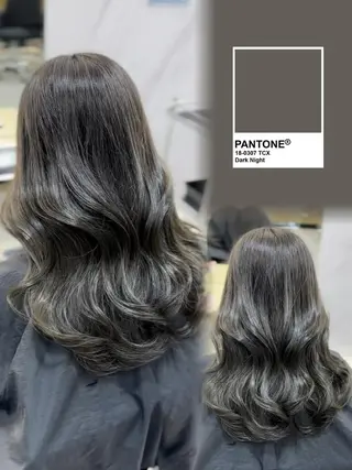 ミディアム カラー L.E.M 仙台のヘアスタイル
