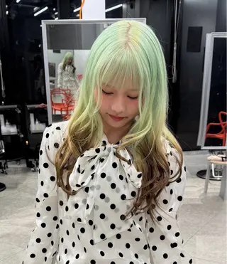 ロング カラー PELE/ミルクティ ー/NATSUKIのヘアスタイル