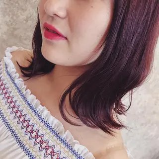 ミディアム カラー HARUNA/ミセス 大人ショートヘアのヘアスタイル