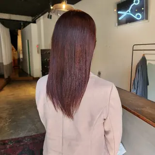 ロング ハヤシ マユ ✂ 府中美容室のヘアスタイル