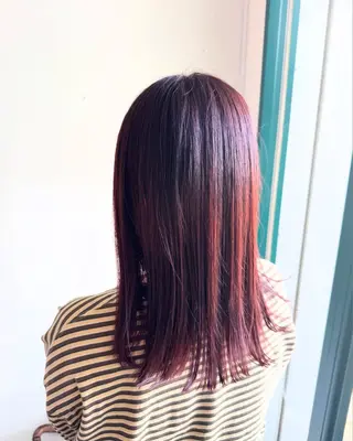 ロング カラー 大塚 しおりのヘアスタイル