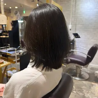 ミディアム Saki💛心斎橋 レイヤー/艶髪のヘアスタイル